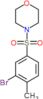 4-[(3-bromo-4-methylphenyl)sulfonyl]morpholine