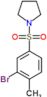 1-[(3-bromo-4-methylphenyl)sulfonyl]pyrrolidine