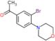 1-(3-bromo-4-morpholino-phenyl)ethanone