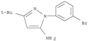 1H-Pyrazol-5-amine,1-(3-bromophenyl)-3-(1,1-dimethylethyl)-