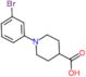 1-(3-Bromophenyl)-4-piperidinecarboxylic acid