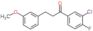 1-(3-chloro-4-fluoro-phenyl)-3-(3-methoxyphenyl)propan-1-one