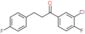 1-(3-chloro-4-fluoro-phenyl)-3-(4-fluorophenyl)propan-1-one