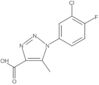 1H-1,2,3-Triazole-4-carboxylic acid, 1-(3-chloro-4-fluorophenyl)-5-methyl-