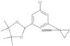 1-[3-Chloro-5-(4,4,5,5-tetramethyl-1,3,2-dioxaborolan-2-yl)phenyl]cyclopropanecarbonitrile