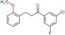 1-(3-chloro-5-fluoro-phenyl)-3-(2-methoxyphenyl)propan-1-one