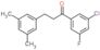 1-Propanone, 1-(3-chloro-5-fluorophenyl)-3-(3,5-dimethylphenyl)-