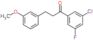 1-(3-Chloro-5-fluorophenyl)-3-(3-methoxyphenyl)-1-propanone