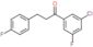 1-(3-chloro-5-fluoro-phenyl)-3-(4-fluorophenyl)propan-1-one