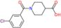 1-(3-Chlorobenzoyl)-4-piperidinecarboxylic acid