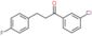 1-(3-chlorophenyl)-3-(4-fluorophenyl)propan-1-one