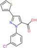 1-(3-Chlorophenyl)-3-(2-thienyl)-1H-pyrazole-5-carboxylic acid