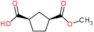 (1R,3S)-3-methoxycarbonylcyclopentane-1-carboxylic acid