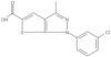 1-(3-Chlorophenyl)-3-methyl-1H-thieno[2,3-c]pyrazole-5-carboxylic acid