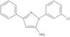 1-(3-Chlorophenyl)-3-phenyl-1H-pyrazol-5-amine