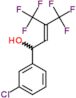 1-(3-chlorophenyl)-4,4,4-trifluoro-3-(trifluoromethyl)but-2-en-1-ol