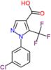 1-(3-chlorophenyl)-5-(trifluoromethyl)-1H-pyrazole-4-carboxylic acid