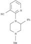 3-Pyridinecarbonitrile,2-(4-methyl-2-phenyl-1-piperazinyl)-