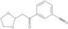 3-[2-(1,3-Dioxolan-2-yl)acetyl]benzonitrile
