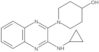 1-[3-(Cyclopropylamino)-2-quinoxalinyl]-4-piperidinol