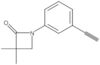 1-(3-Ethynylphenyl)-3,3-dimethyl-2-azetidinone