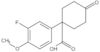 1-(3-Fluoro-4-methoxyphenyl)-4-oxocyclohexanecarboxylic acid