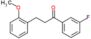 1-(3-fluorophenyl)-3-(2-methoxyphenyl)propan-1-one