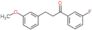 1-(3-fluorophenyl)-3-(3-methoxyphenyl)propan-1-one