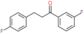 1-(3-fluorophenyl)-3-(4-fluorophenyl)propan-1-one