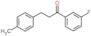 1-(3-fluorophenyl)-3-(p-tolyl)propan-1-one