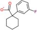 1-(3-fluorophenyl)cyclohexanecarboxylate