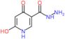 6-hydroxy-4-oxo-1,4-dihydropyridine-3-carbohydrazide