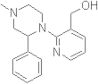 1-(3-Hydroxymethyl-2-pyridyl)-4-methyl-2-phenylpiperazine