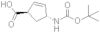 (1R,4R)-4-(tert-butoxycarbonylamino)cyclopent-2-enecarboxylic acid