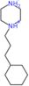 1-(3-cyclohexylpropyl)piperazinediium