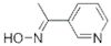 Ethanone, 1-(3-pyridinyl)-, oxime, (1E)- (9CI)