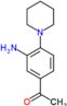 1-(3-amino-4-piperidin-1-ylphenyl)ethanone