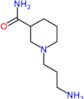 1-(3-aminopropyl)piperidine-3-carboxamide