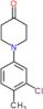 1-(3-Chloro-4-methylphenyl)-4-piperidinone