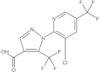 1-[3-Chloro-5-(trifluoromethyl)-2-pyridinyl]-5-(trifluoromethyl)-1H-pyrazole-4-carboxylic acid