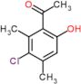 1-(3-chloro-6-hydroxy-2,4-dimethylphenyl)ethanone