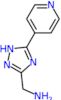 3-(4-Pyridinyl)-1H-1,2,4-triazole-5-methanamine