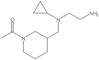 1-[3-[[(2-Aminoethyl)cyclopropylamino]methyl]-1-piperidinyl]ethanone