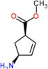 Methyl (1R,4S)-4-amino-2-cyclopentene-1-carboxylate