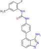 1-[4-(3-amino-1H-indazol-4-yl)phenyl]-3-(2-fluoro-5-methylphenyl)urea