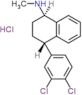 (1R,4S)-4-(3,4-Dichlorophenyl)-1,2,3,4-tetrahydro-N-methyl-1-naphthalenamine hydrochloride (1:1)