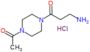 3-(4-acetylpiperazin-1-yl)-3-oxopropan-1-amine hydrochloride