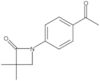 1-(4-Acetylphenyl)-3,3-dimethyl-2-azetidinone