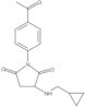 1-(4-Acetylphenyl)-3-[(cyclopropylmethyl)amino]-2,5-pyrrolidinedione