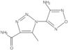 1-(4-Amino-1,2,5-oxadiazol-3-yl)-5-methyl-1H-1,2,3-triazole-4-carboxamide